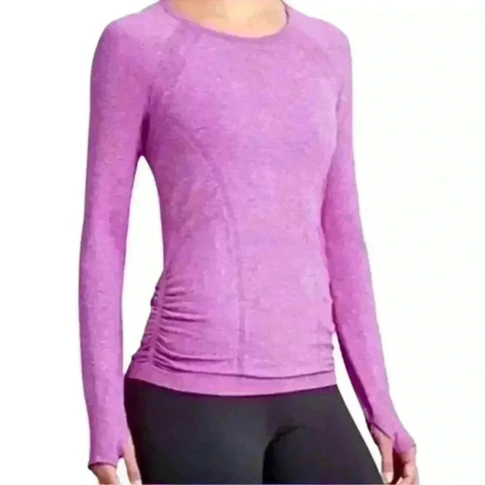 Athleta Long‎ Sleeve Purple Activewear Women’s Size Small Running Gym Pullover